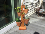 Load image into Gallery viewer, Mahogany Flame 4 Pot Tower 
