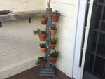 Load image into Gallery viewer, 8 Pot Tower in  Weathered Gray
