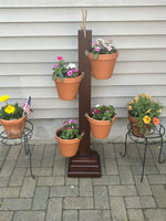 Load image into Gallery viewer, 4 Pot Sapele Mahogany Large Tower
