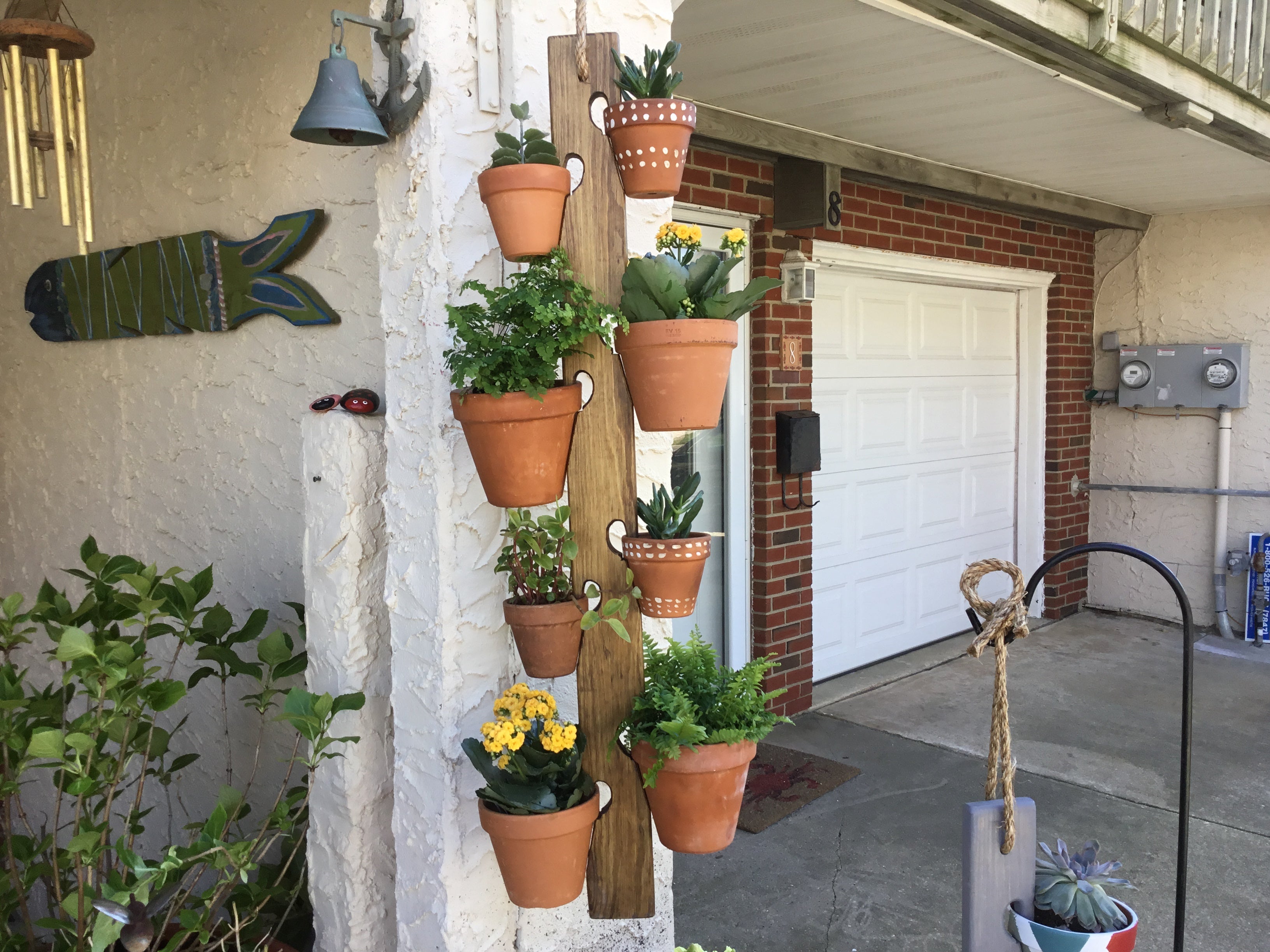 clay pot plant holder 8 Pot Swing – Clay Pot Swings