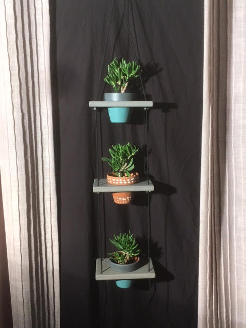 multi pot plant hanger 3 Pot Plant Shelf "Shwing" – Clay Pot Swings