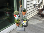 Load image into Gallery viewer, Weathered Gray 4 Pot Tower 
